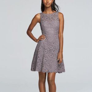David's Bridal F18031 Lavender Dress